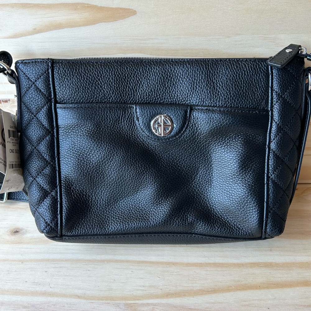Giani Bernini Black Leather Quilted Handbag - Sale!!